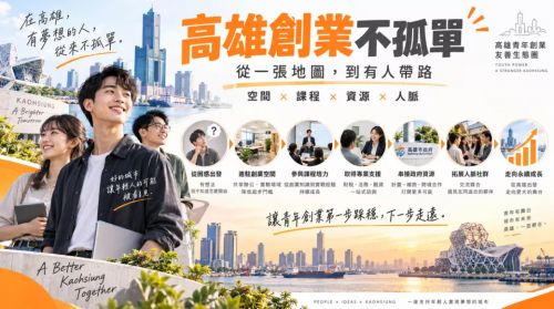 高雄創業不孤單：從一張地圖到有人帶路，打造青年創業友善生態圈